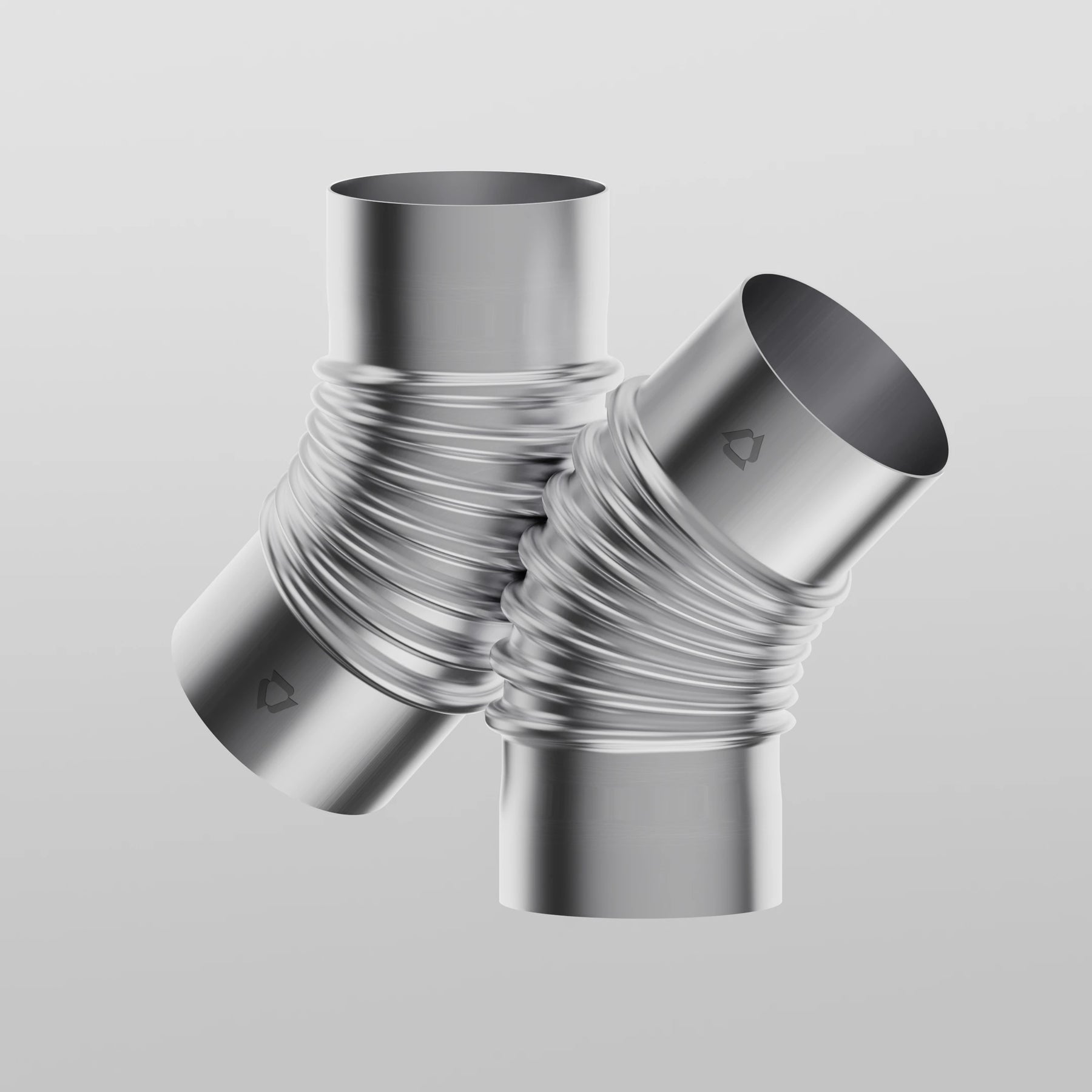 Flue Pipe Elbow 45 deg 80mm