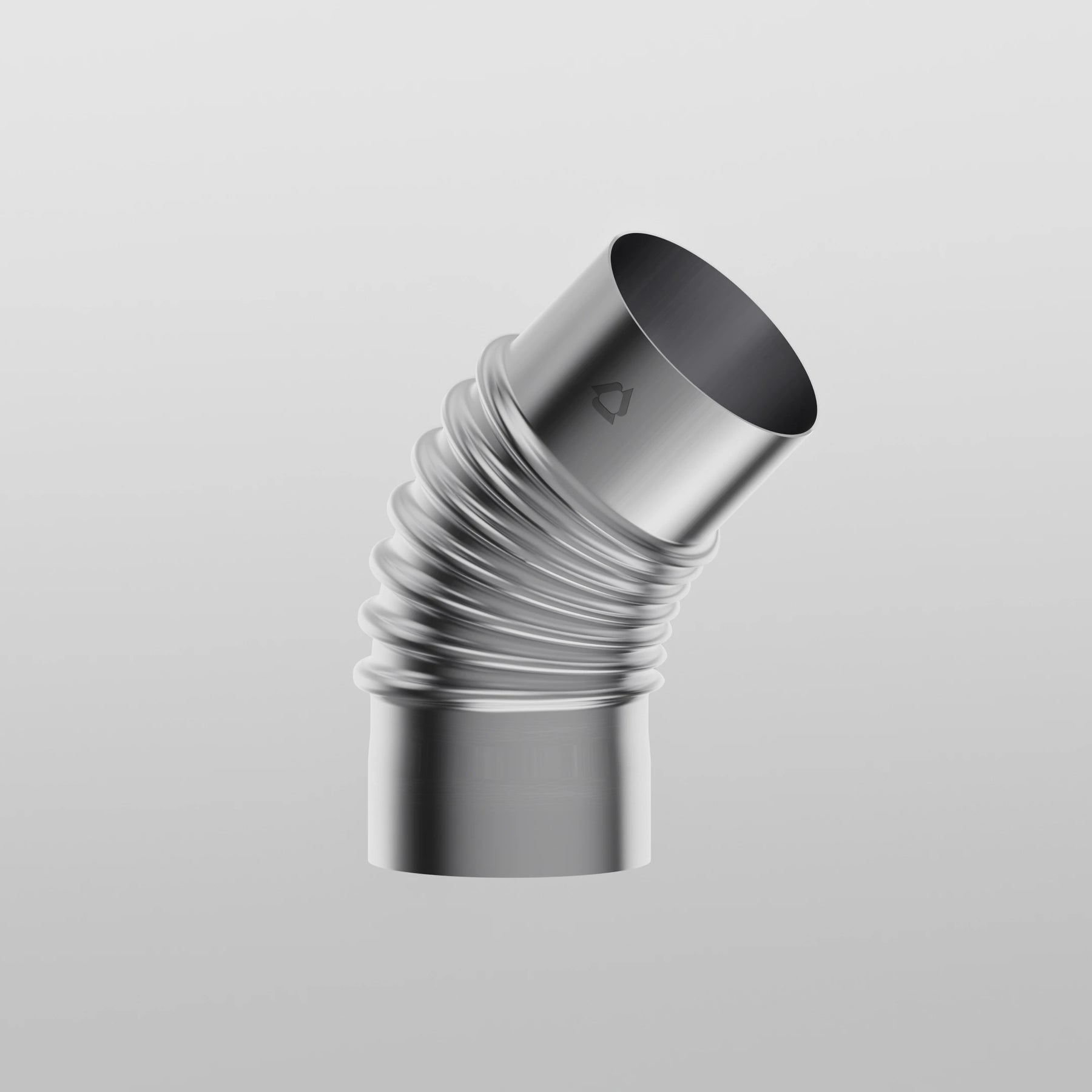 Flue Pipe Elbow 45 deg 80mm