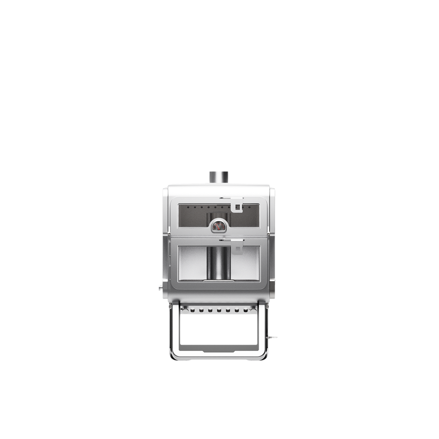 ODUN S compact stainless outdoor wood-fire stove